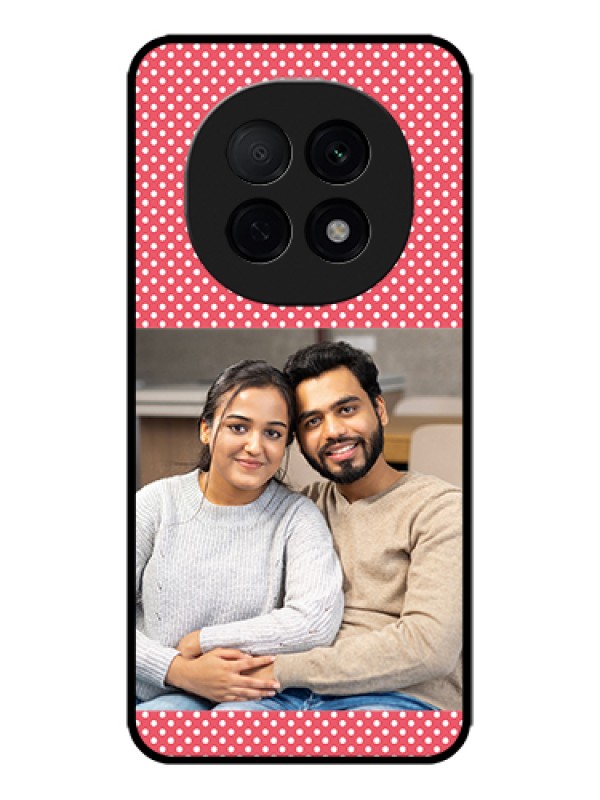Custom Oppo F29 Pro 5G Custom Metal Phone Case - White Dotted Design
