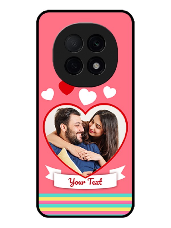 Custom Oppo F29 Pro 5G Custom Metal Phone Case - Love Shapes Doodle Design