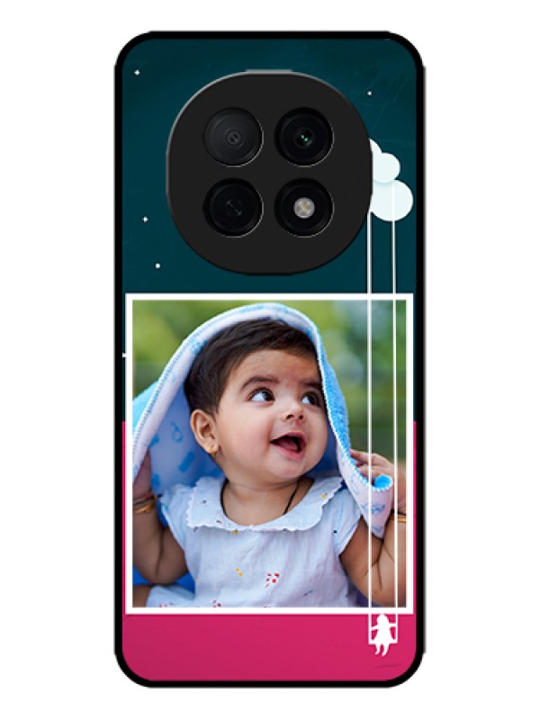 Custom Oppo F29 Pro 5G Custom Metal Phone Case - Cute Girl With Cloud Design