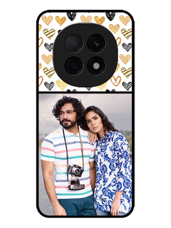 Custom Oppo F29 Pro 5G Custom Metal Phone Case - Love Symbol Design