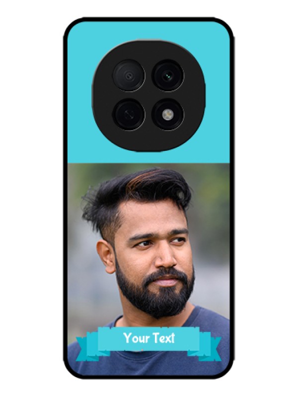 Custom Oppo F29 Pro 5G Custom Metal Phone Case - Blue Color Design