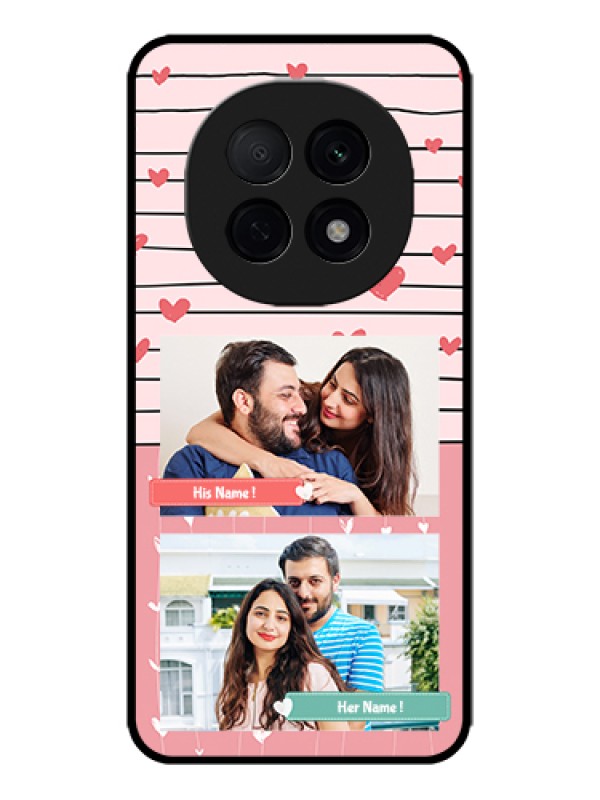 Custom Oppo F29 Pro 5G Custom Metal Phone Case - Photo With Heart Design