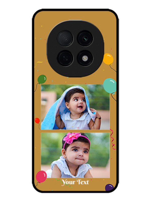 Custom Oppo F29 Pro 5G Custom Metal Phone Case - Image Holder With Birthday Celebrations Design