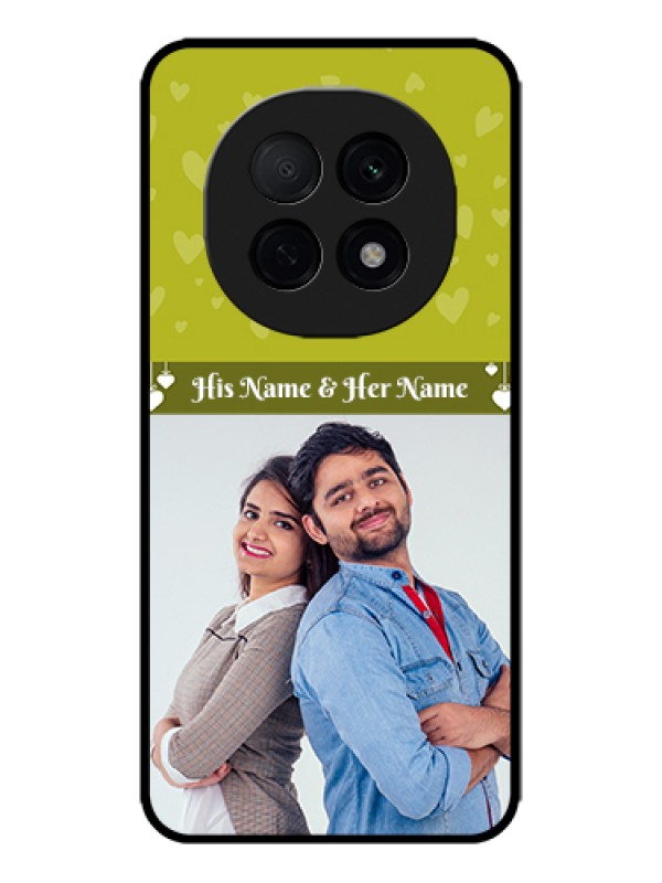 Custom Oppo F29 Pro 5G Custom Metal Phone Case - You & Me Heart Design