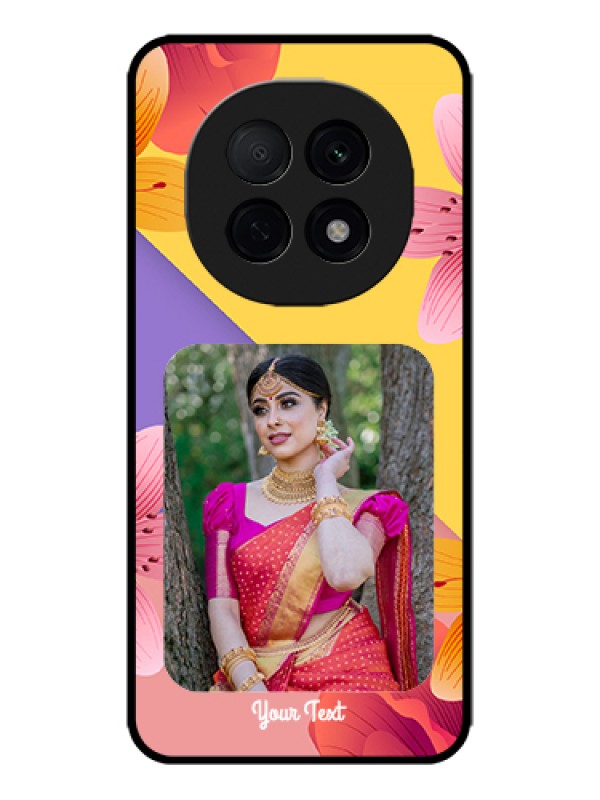 Custom Oppo F29 Pro 5G Custom Metal Phone Case - 3 Image With Vintage Floral Design