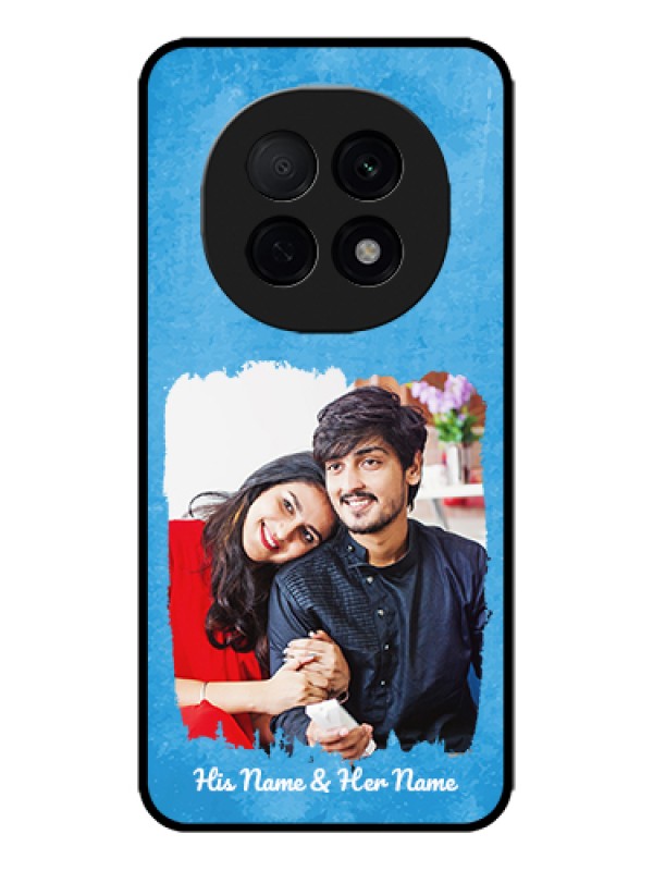 Custom Oppo F29 Pro 5G Custom Metal Phone Case - Blue Color Vintage Design