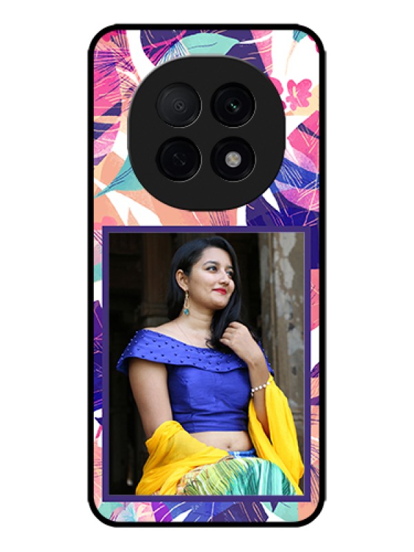 Custom Oppo F29 Pro 5G Custom Metal Phone Case - Abstract Floral Design