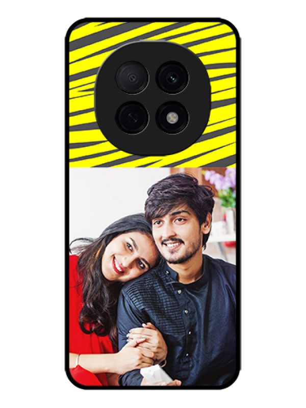 Custom Oppo F29 Pro 5G Custom Metal Phone Case - Yellow Abstract Design