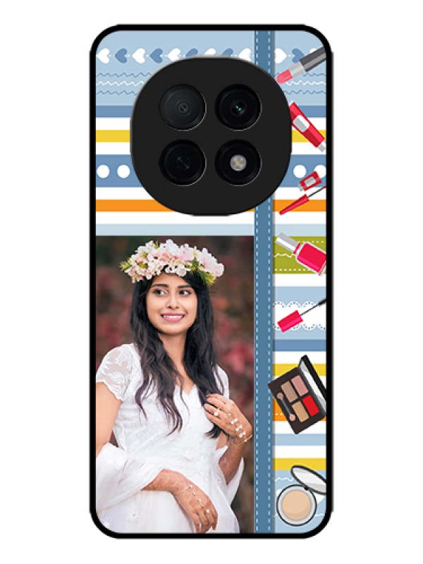 Custom Oppo F29 Pro 5G Custom Metal Phone Case - Makeup Icons Design