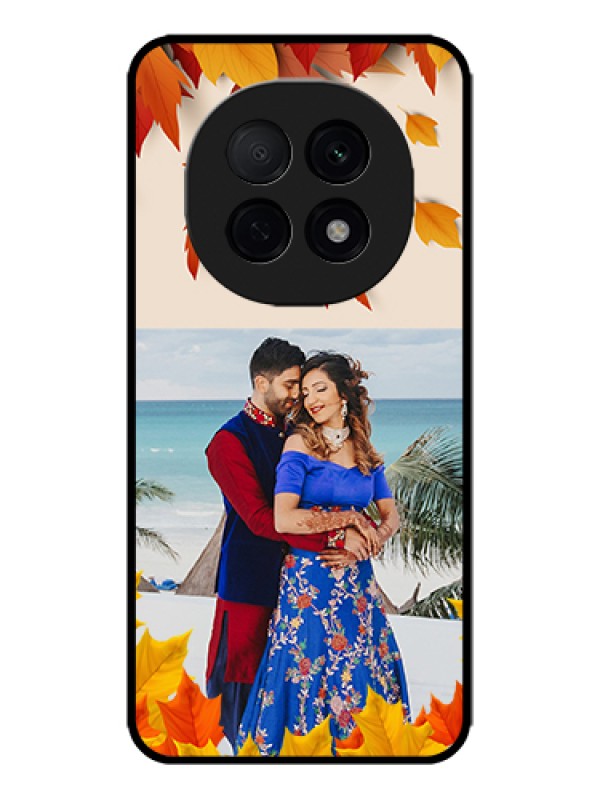 Custom Oppo F29 Pro 5G Custom Metal Phone Case - Autumn Maple Leaves Design