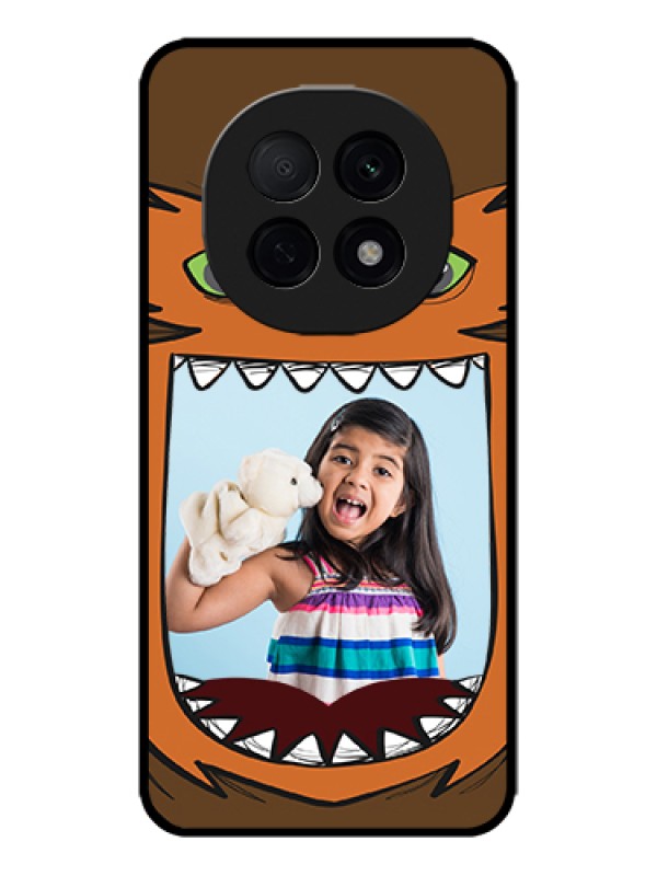 Custom Oppo F29 Pro 5G Custom Metal Phone Case - Owl Monster Back Case Design