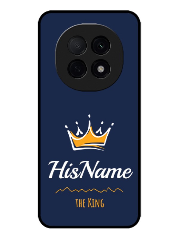 Custom Oppo F29 Pro 5G Custom Metal Phone Case - King With Name Design