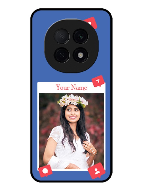 Custom Oppo F29 Pro 5G Custom Metal Phone Case - Like Share And Comment Design