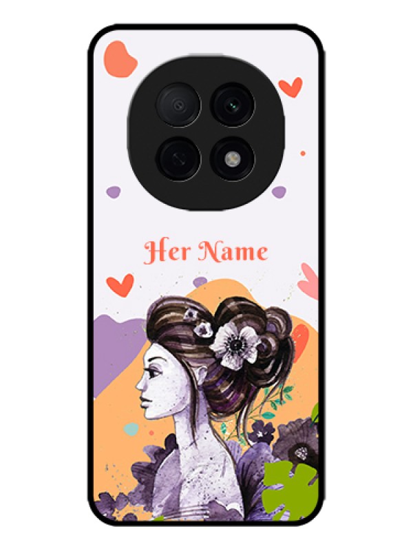 Custom Oppo F29 Pro 5G Custom Metal Phone Case - Woman And Nature Design
