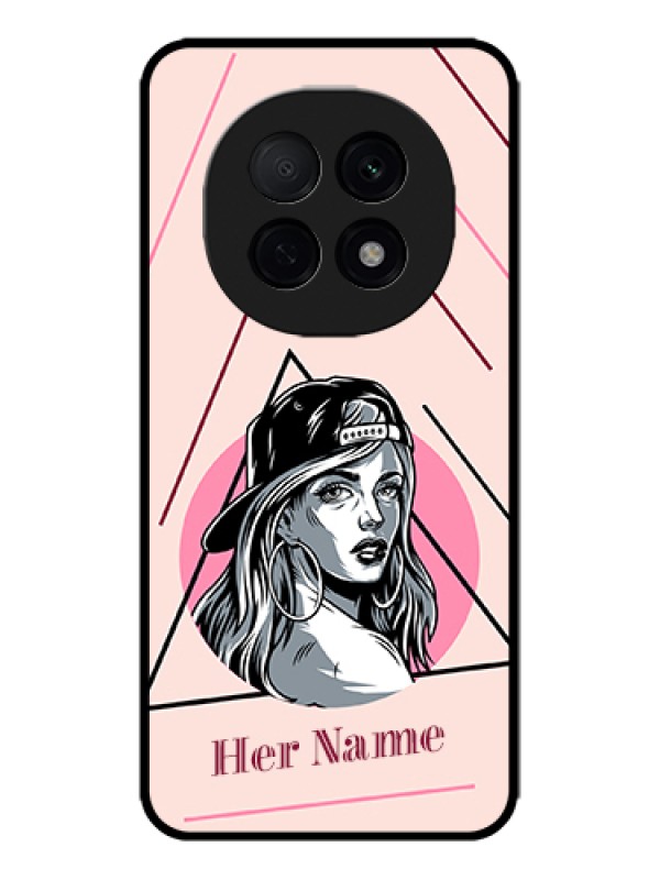Custom Oppo F29 Pro 5G Custom Metal Phone Case - Rockstar Girl Design
