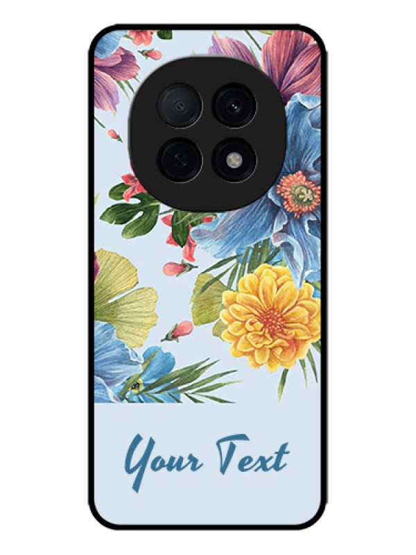 Custom Oppo F29 Pro 5G Custom Metal Phone Case - Stunning Watercolored Flowers Painting Design