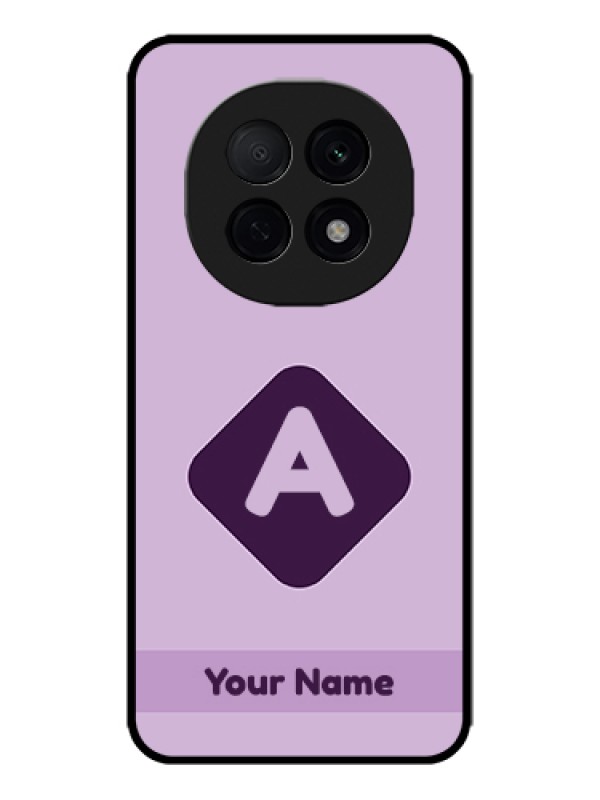 Custom Oppo F29 Pro 5G Custom Metal Phone Case - Custom Letter In Curved Badge Design