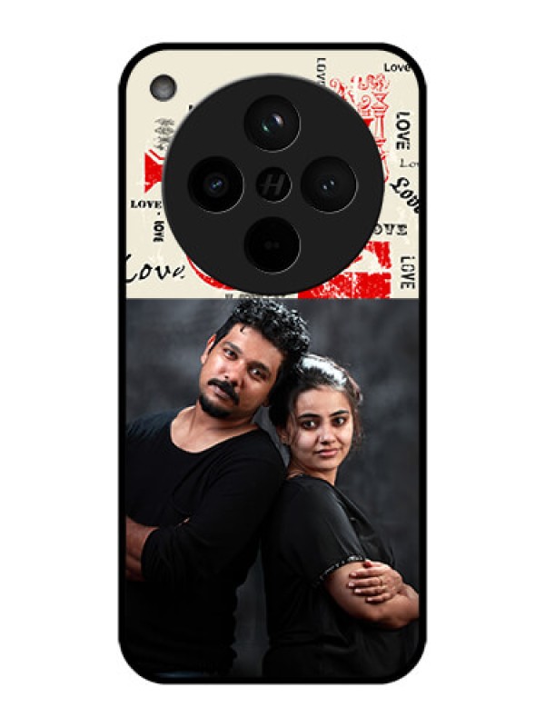 Custom Find X8 5G Custom Metal Phone Case - Trendy Love Design Case