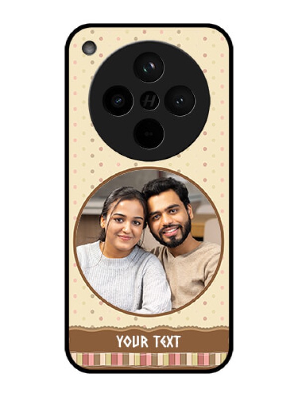 Custom Find X8 5G Custom Metal Phone Case - Brown Dotted Mobile Case Design