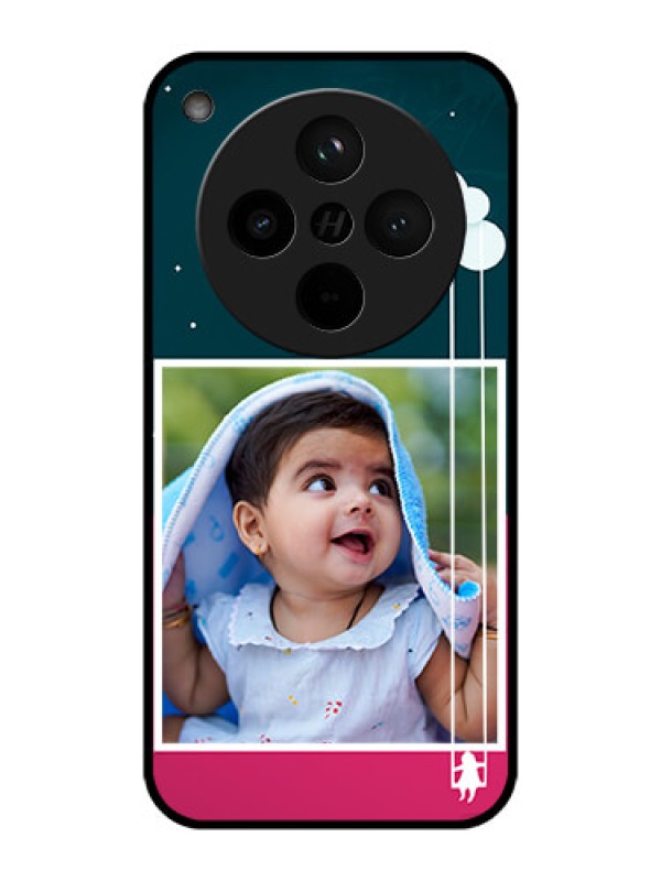 Custom Find X8 5G Custom Metal Phone Case - Cute Girl With Cloud Design