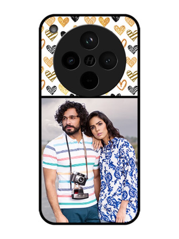 Custom Find X8 5G Custom Metal Phone Case - Love Symbol Design