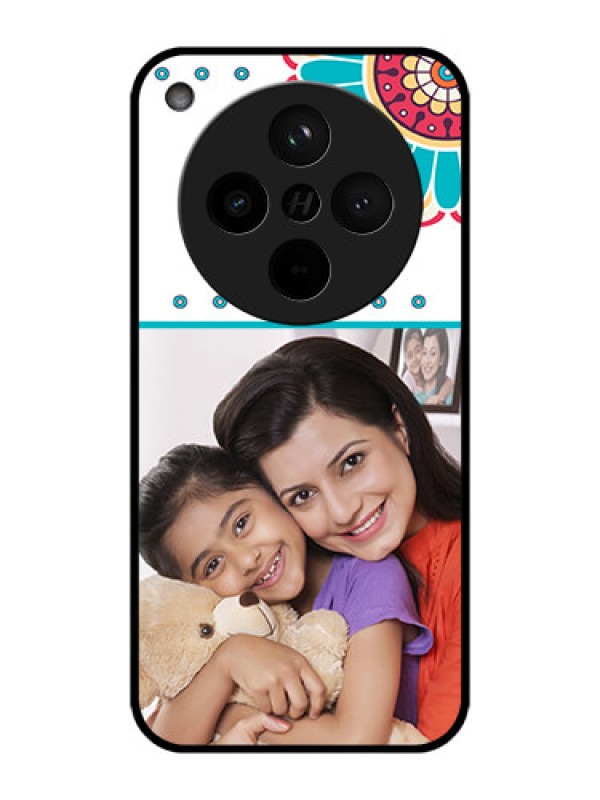 Custom Find X8 5G Custom Metal Phone Case - Flower Design