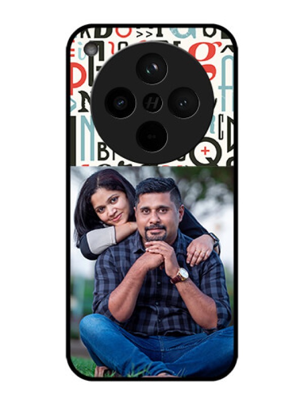 Custom Find X8 5G Custom Metal Phone Case - Alphabet Design