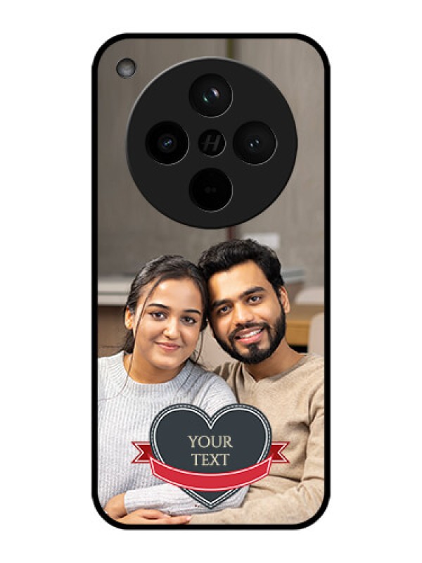 Custom Find X8 5G Custom Metal Phone Case - Just Married Couple Design