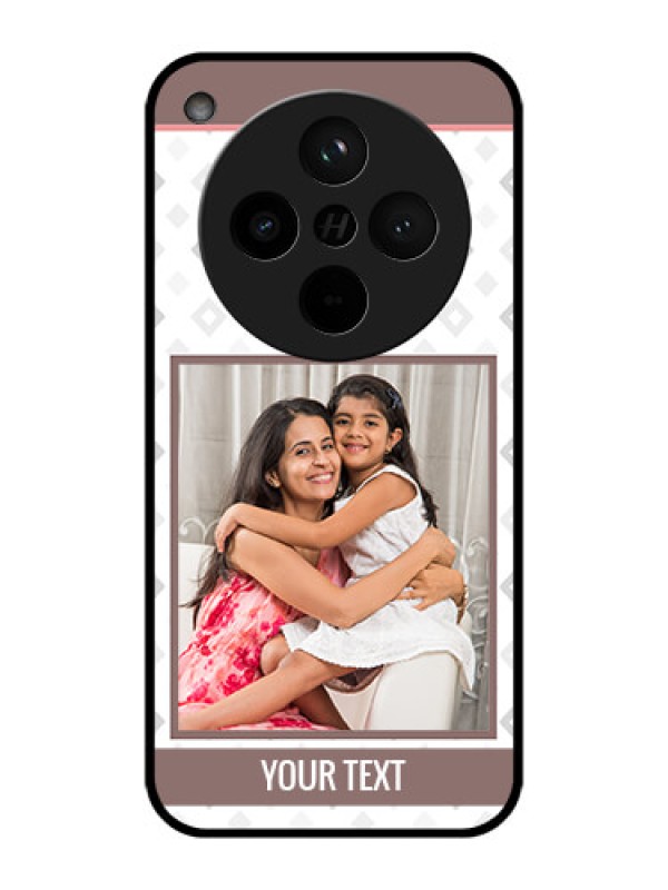 Custom Find X8 5G Custom Metal Phone Case - Simple Diamond Design