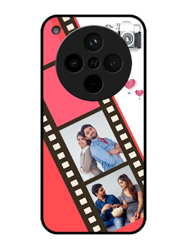 Custom Find X8 5G Custom Metal Phone Case - 3 Image Holder With Film Reel