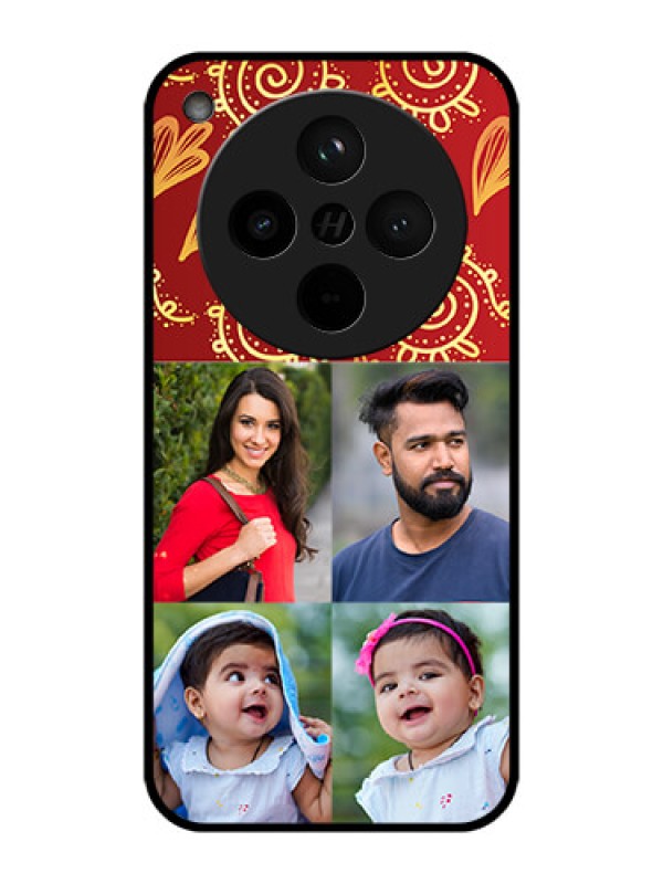 Custom Find X8 5G Custom Metal Phone Case - 4 Image Traditional Design