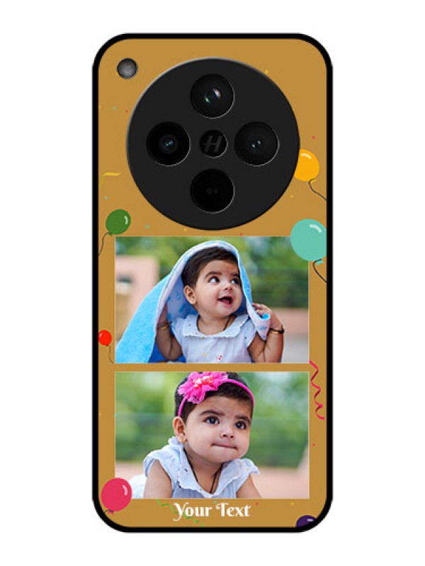 Custom Find X8 5G Custom Metal Phone Case - Image Holder With Birthday Celebrations Design