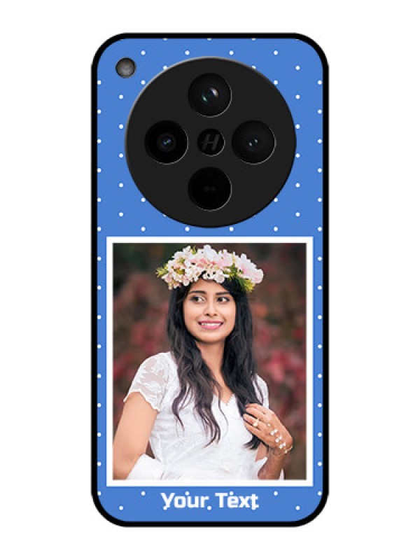 Custom Find X8 5G Custom Metal Phone Case - Polka Dots Design