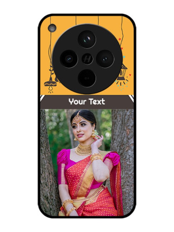 Custom Find X8 5G Custom Metal Phone Case - With Family Picture And Icons