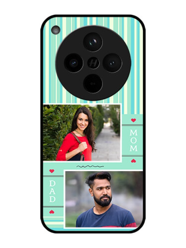 Custom Find X8 5G Custom Metal Phone Case - Mom and Dad Pic Design