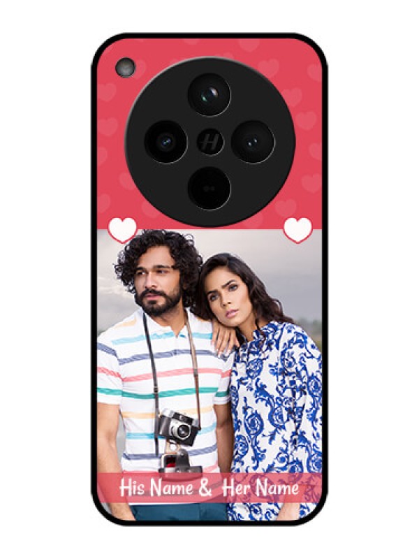 Custom Find X8 5G Custom Metal Phone Case - Simple Love Design