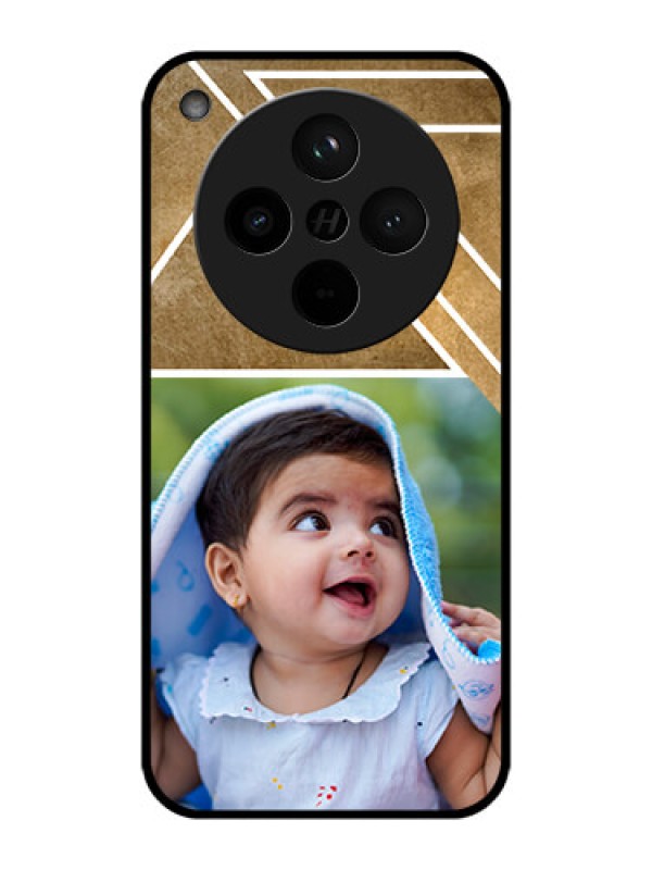 Custom Find X8 5G Custom Metal Phone Case - Gradient Abstract Texture Design