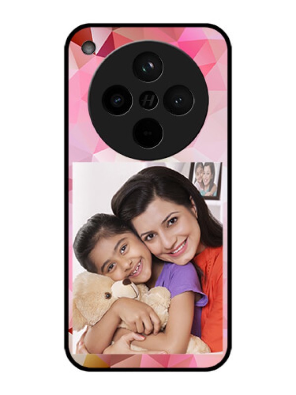 Custom Find X8 5G Custom Metal Phone Case - Abstract Triangle Design