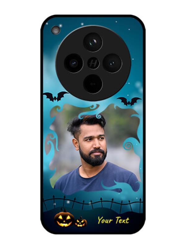 Custom Find X8 5G Custom Metal Phone Case - Halloween Frame Design