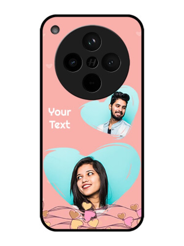 Custom Find X8 5G Custom Metal Phone Case - Love Doodle Design