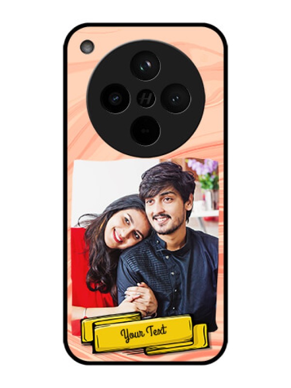 Custom Find X8 5G Custom Metal Phone Case - Marble Texture Design