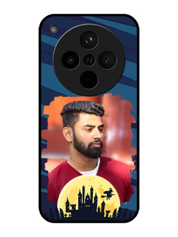 Custom Find X8 5G Custom Metal Phone Case - Halloween Witch Design