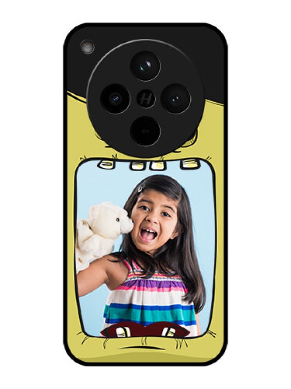 Custom Find X8 5G Custom Metal Phone Case - Cartoon Monster Back Case Design