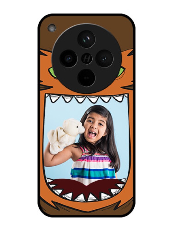 Custom Find X8 5G Custom Metal Phone Case - Owl Monster Back Case Design