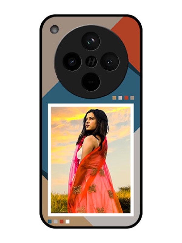 Custom Find X8 5G Custom Metal Phone Case - Retro Color Pallet Design