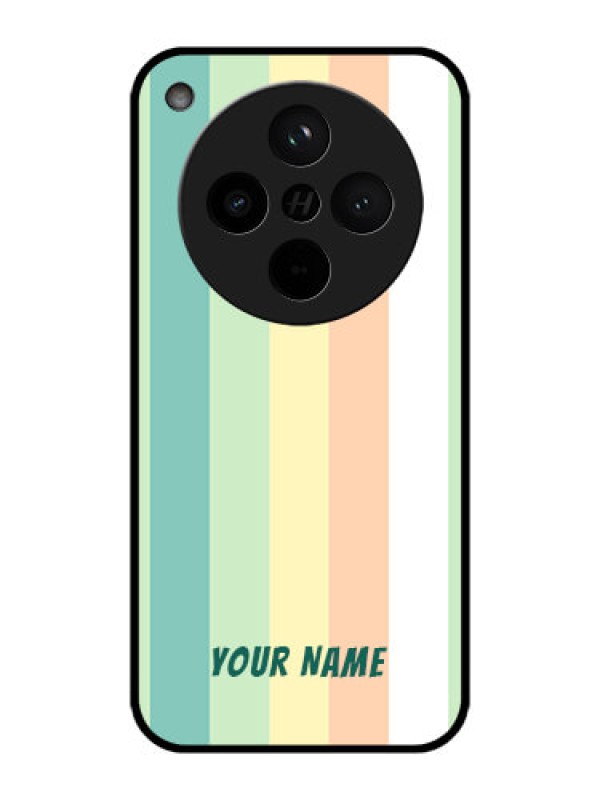 Custom Find X8 5G Custom Metal Phone Case - Multi - Colour Stripes Design