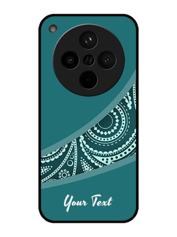 Custom Find X8 5G Custom Metal Phone Case - Semi Visible Floral Design