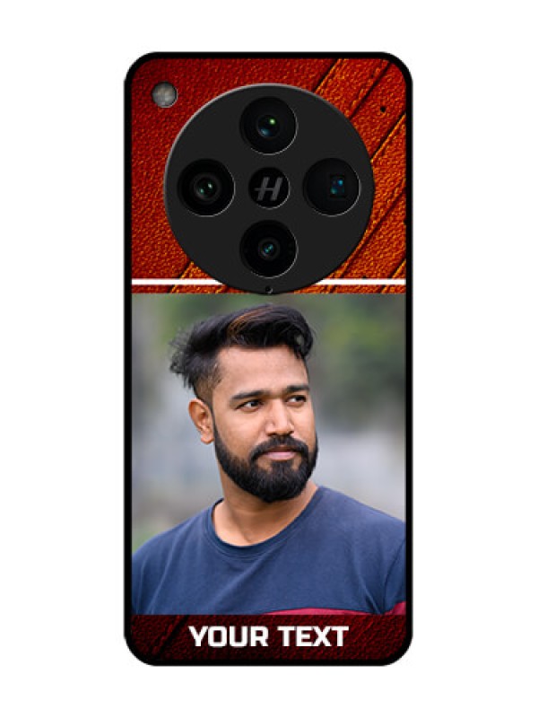 Custom Find X8 Pro 5G Custom Metal Phone Case - Leather Phone Case Design