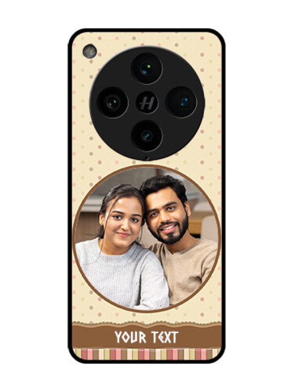 Custom Find X8 Pro 5G Custom Metal Phone Case - Brown Dotted Mobile Case Design