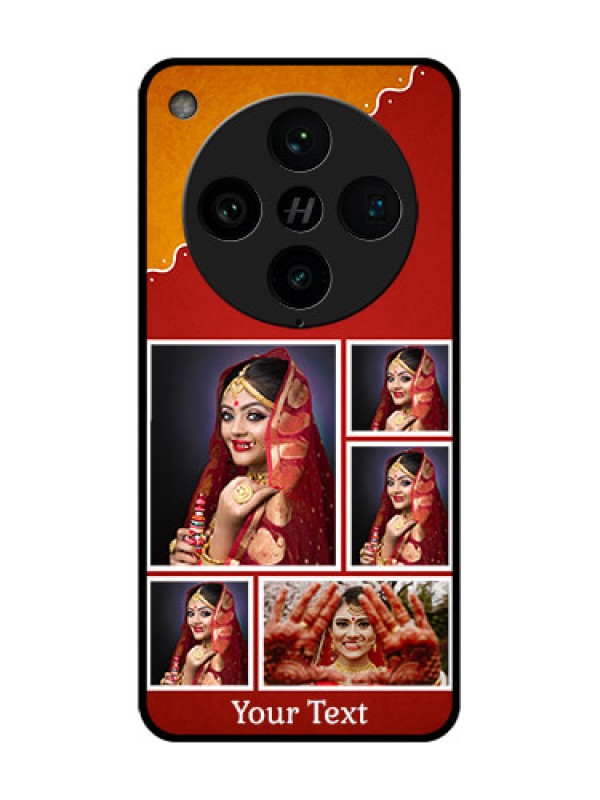 Custom Find X8 Pro 5G Custom Metal Phone Case - Wedding Pic Upload Design